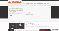 Desktop Screenshot of donglingtest.com